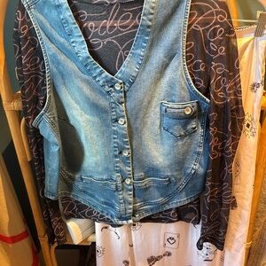 Western‎ Themed Outfit Bundle- Vest, skirt, satin maxi skirt